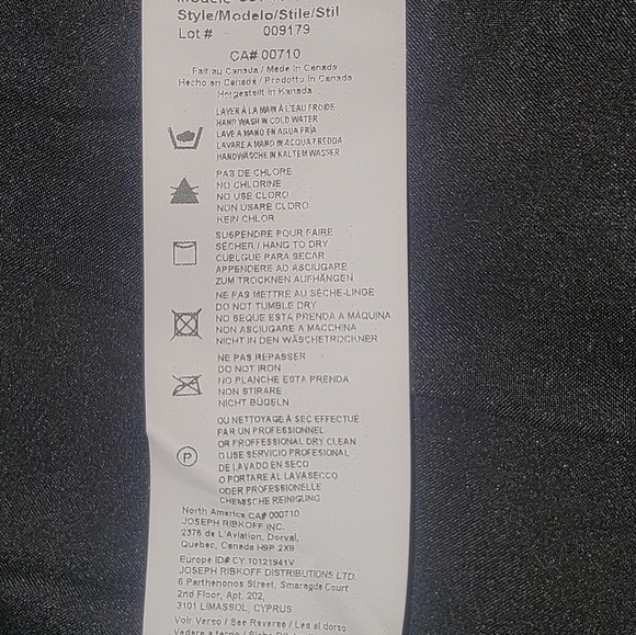 Joseph Ribkoff Weston Black Quilted Jacket - Picture 9 of 9